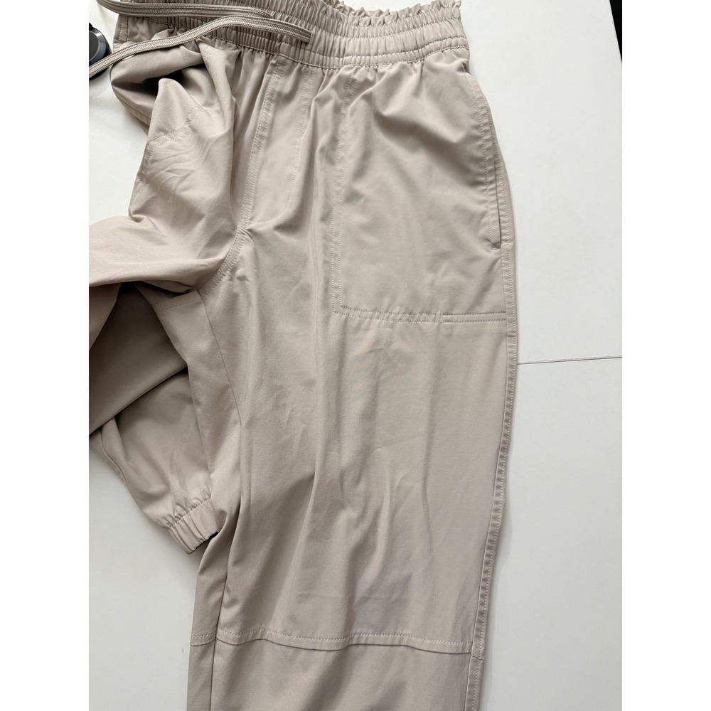 Abercrombie & Fitch Women Joggers Tan Elastic Waist Active Pants Size S - Picture 5 of 9